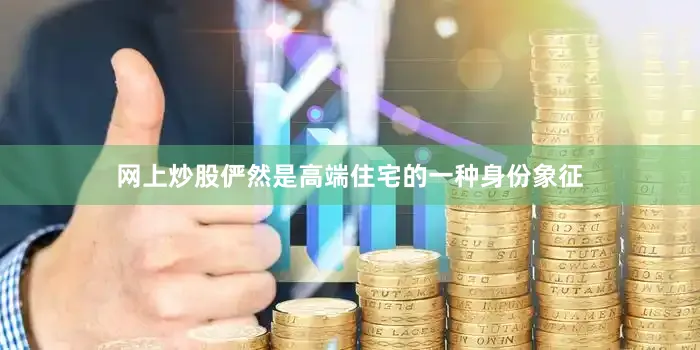网上炒股俨然是高端住宅的一种身份象征