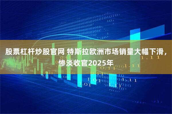 股票杠杆炒股官网 特斯拉欧洲市场销量大幅下滑，惨淡收官2025年